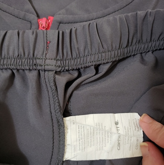 CARHARTT Sz Medium Gray & Raspberry Track Suit Set - Picture 8 of 8